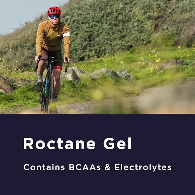 GU Energy Roctane Ultra Endurance Energy Gel, Vegan, Gluten-Free, Kosher, and Dairy-Free On-The-Go Sports Nutrition for Running, Biking, Hiking or Skiing, 24-Count, Lemonade
