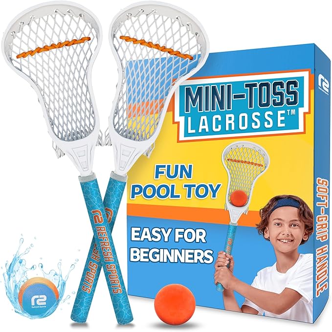 Mini Toss Lacrosse Sticks - Teen Boy Gifts & Outdoor Lacrosse Gifts - Beach Pool Games for Kids All Ages & Best Easter Gifts for Teen Boys Ages 6 7 8 9 10 11 12 + Year Old Boys Toys Gift Ideas 2026