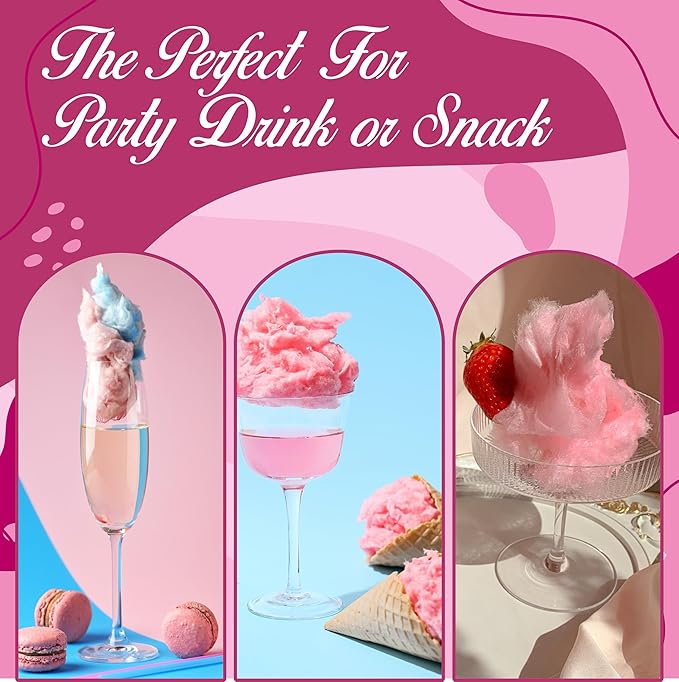 Cotton Candy Floss Sugar Package of 2ct-(Pink Vanilla and Blue Raspberry)-3lb Each Flavor- (2ct-3lb Jars)