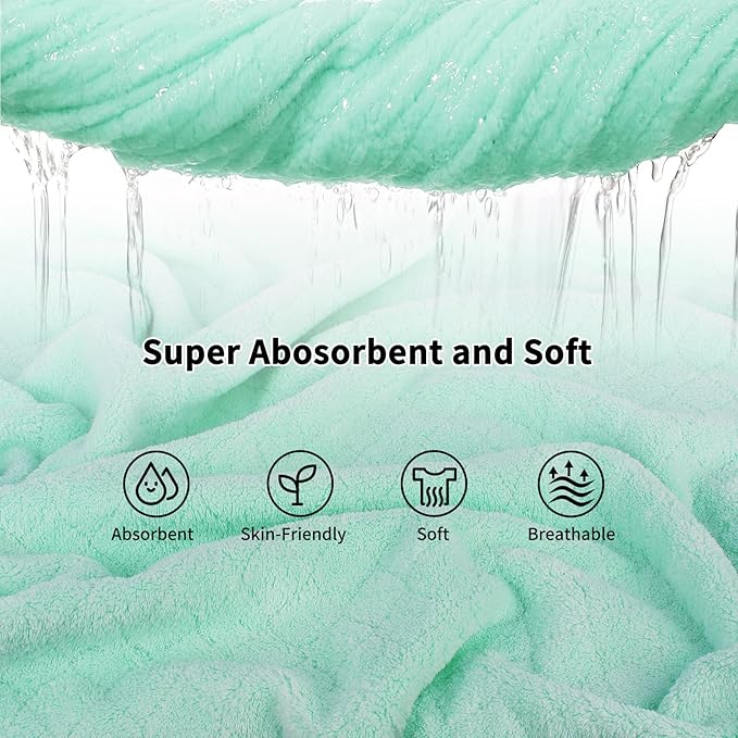 Toddler Bath Towel Hooded Kids Towel Bath Baby Towels with Hood for Boy Girl 0-5 Years, 2-Pack Soft Absorbent Baby Bath Towels Toddler Towels, Large Thick 50''x32'' Kids Hooded Towel for Toddlers