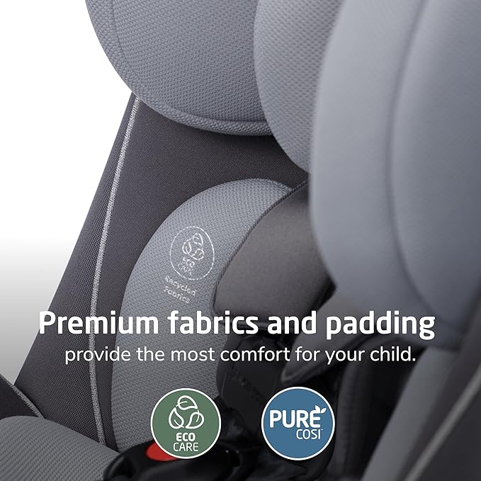 Maxi-CosiPria Max 3-in-1 Convertible Car Seat, Infant to Toddler Car Seat, ClipQuick Magnetic Chest Clip, Quick-Install Latch, Machine-Washable Cover, 5-100 lbs, Escargot