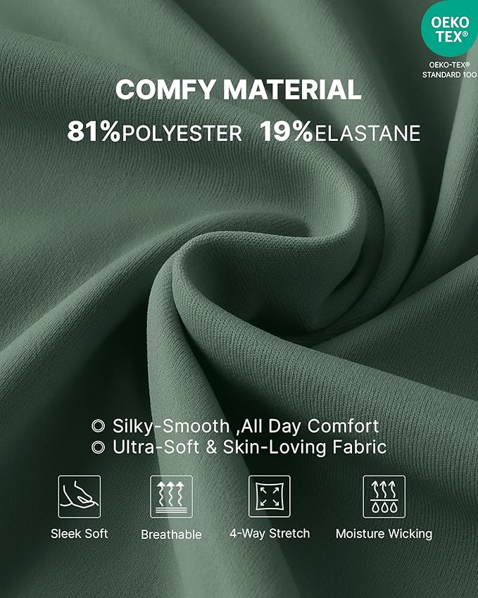 G4Free Maternity Pants Over The Belly Yoga Dress Work Pregnancy Pants Stretchy Lounge Wide Leg Trousers with Pockets