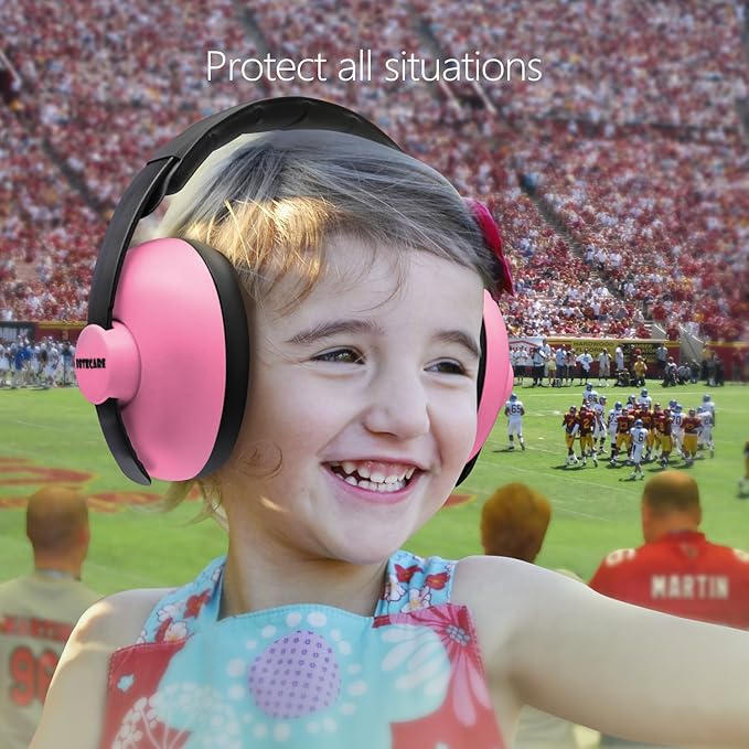 Baby Headphones Noise Cancelling Headphones for Babies for 3 Months to 3 Years (Pink)