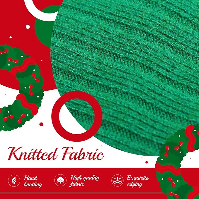 YanJie Christmas Baby Girls Headbands Red Green White Stretchy Waffle Hair Bows Toddler Headband Newborn Big Baby Bows Girls Hair Accessories