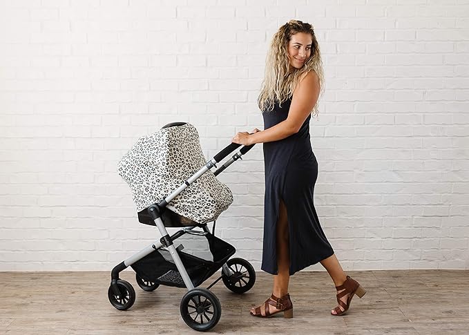 Zara Multi-Use Cover: Car Seat, Nursing, Stroller - Stretchy Fabric, All-Season, Stylish Designs, Easy Access