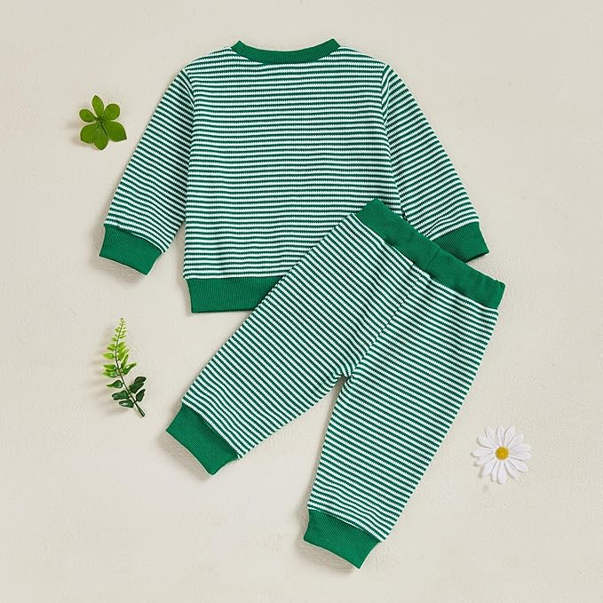Toddler Baby Boy Fall Winter Outfits Tractor Print Long Sleeve Sweatshirt Pants Set Kids Sweatsuit Clothes