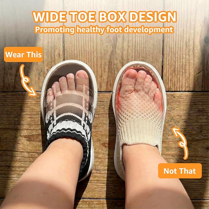 STQ Baby Socks Shoes Toddler Wide Toe Box Non-Slip Slippers Infant Walking Shoe Soft Baby Boys Girls Lightweight Sneakers