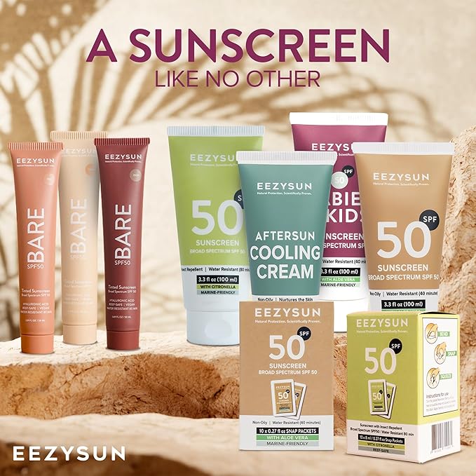 SPF 50 Mineral Sunscreen for Kids & Babies - Non-Greasy, Water Resistant, Gentle for Sensitive Skin Baby Sunscreen with Aloe Vera - Cruelty-Free - Sun Protection for Face & Body - 3.3 fl oz