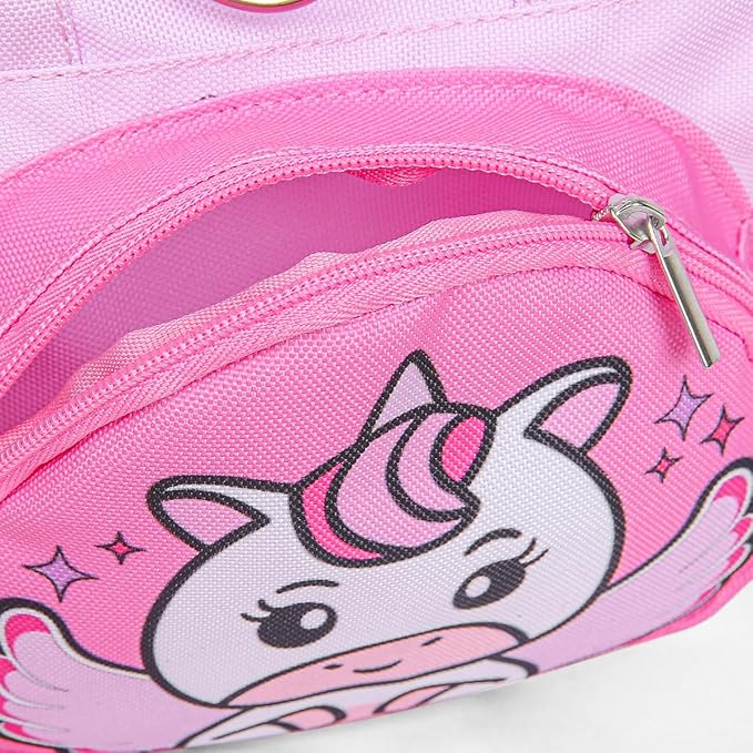 Unicorn Toddler Harness with Leash – Walking Leash for Toddlers | Cute & Secure Safety Harness for Walking Outdoors (Pink)