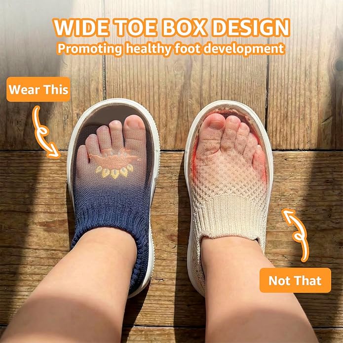 STQ Baby Socks Shoes Toddler Wide Toe Box Non-Slip Slippers Infant Walking Shoe Soft Baby Boys Girls Lightweight Sneakers