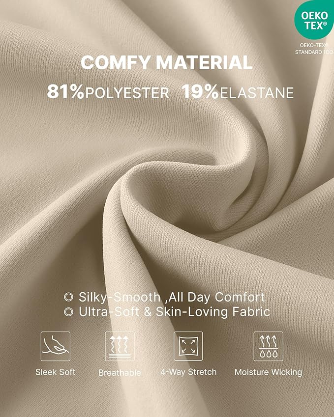 G4Free Maternity Pants Over The Belly Yoga Dress Work Pregnancy Pants Stretchy Lounge Wide Leg Trousers with Pockets