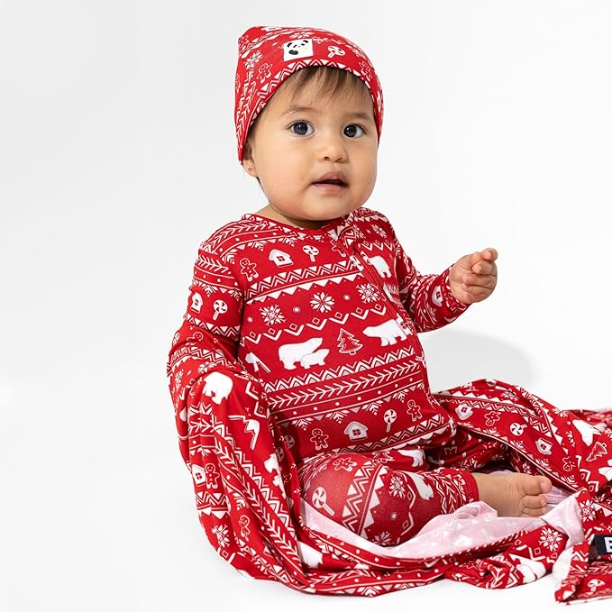 Bellabu Bear Convertible Footies for Baby Boys & Baby Girls, Family Matching Pajamas, Rayon from Bamboo