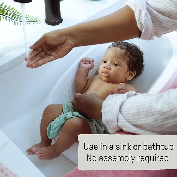 Ingenuity Easy Rinse Bather Baby Bath Seat, Non-Slip Soft Support, 0-6 Months, Up to 20 lbs