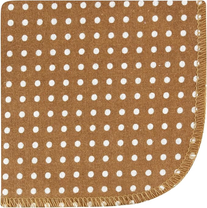 Hudson Baby Unisex Baby Flannel Cotton Washcloths, Plants 10 Pack, One Size