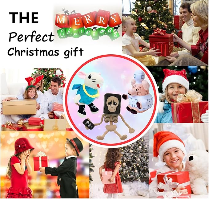3PCS Steal a Brainrot Plush,Cute Soft Stuffed Animal, Collectible Gift for Game Fans (3PCS#H)