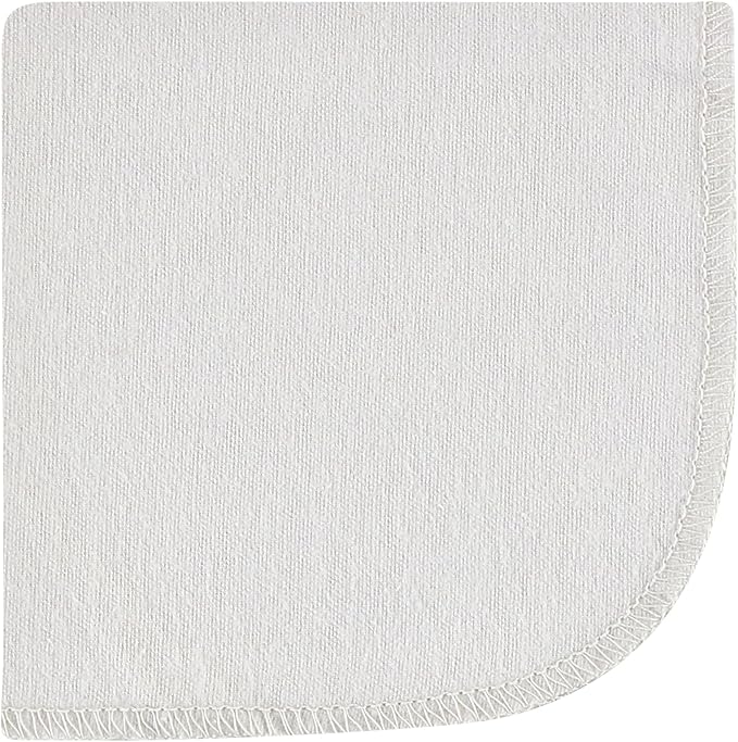 Hudson Baby Unisex Baby Flannel Washcloths, Neutral Woodland Pals 12Pk, One Size