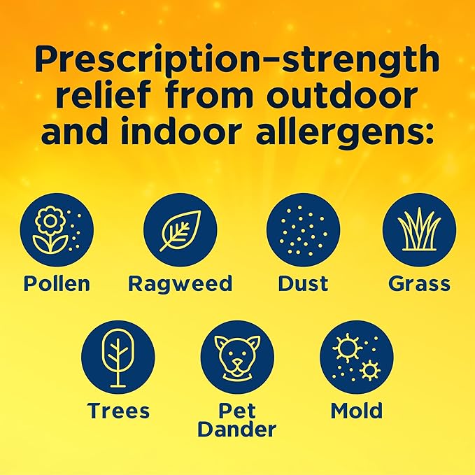 Xyzal Children's 24 Hour Allergy Relief Medicine for Kids, Levocetirizine Dihydrochloride Liquid Antihistamine, Grape, 10 Fl. oz.