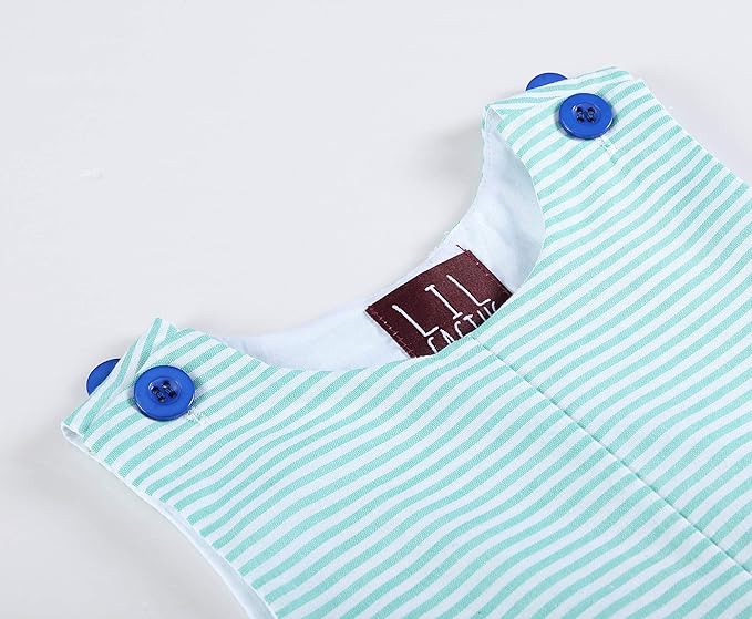 Lil cactus Boys Baby and Toddler Applique Shortall Overalls Romper