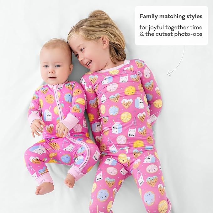 Little Sleepies Pajamas for Baby Boys & Girls, Viscose from Bamboo Baby Pajamas, Preemie & Newborn Sleepers, 2-Way Zipper PJs