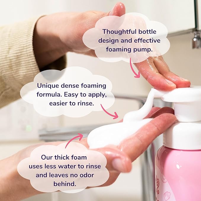 Arau Baby Foam Bottle Wash - Gentle Cleansing Soap for Bottles, Pacifiers, Toys, Dirty Surfaces, Foam Dish Soap, Plant Based, Safe for Baby, Trusted Baby Care Brand (16.9 fl oz - Pack of 3)