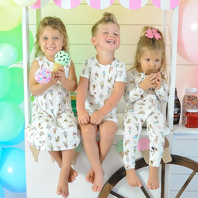 Bellabu Bear Convertible Footies for Baby Boys & Baby Girls, Family Matching Pajamas, Rayon from Bamboo