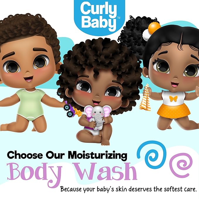 Body Wash - Gentle Moisturizing Baby Wash for Sensitive Skin & Hair, Tear-Free, Dermatologist-Tested, Light Clean Scent, Cruelty-Free, Perfect for Newborns & Infants - 16 oz