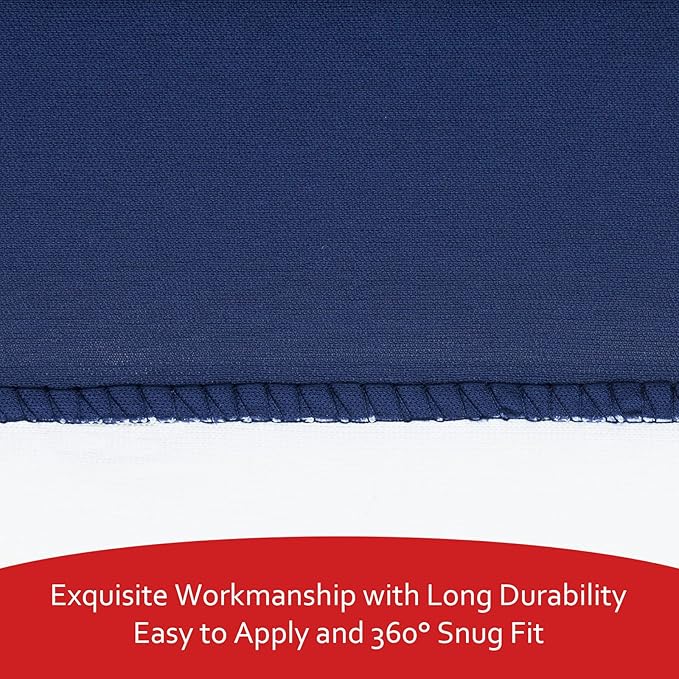 Waterproof Pack and Play Mattress Cover 2 Pack, Soft Quilted Pack and Play Mattress Pad Protector 39" X 27", Playpen Mattress Sheet