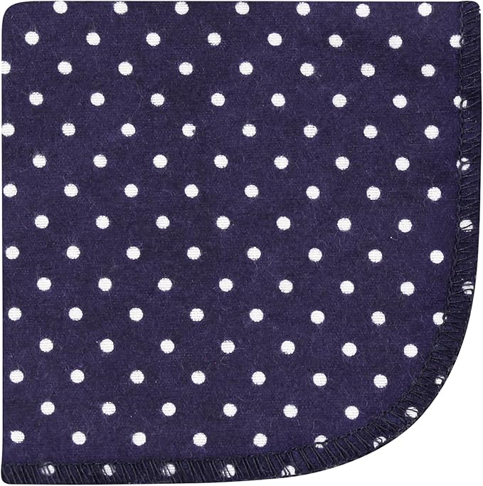 Hudson Baby Unisex Baby Flannel Cotton Washcloths, Butterfly Floral 12 Pack, One Size
