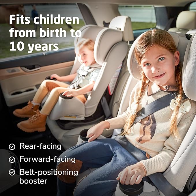 Maxi-Cosi Pria All-in-One Convertible Car Seat, Infant to Toddler Car Seat, Easy-Install Harness, Machine-Washable Cover, 5-100 lbs, Sea Scape