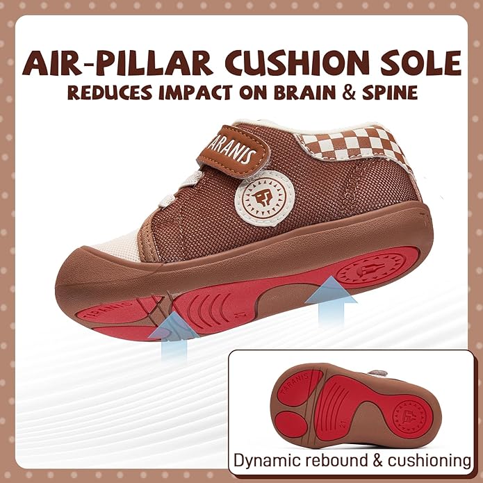 Toddler Shoes Boys Girls Infant Sneakers Non-Slip Rubber Sole Baby Crib First Walker Shoes