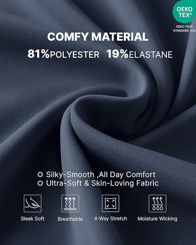 G4Free Maternity Pants Over The Belly Yoga Dress Work Pregnancy Pants Stretchy Lounge Wide Leg Trousers with Pockets