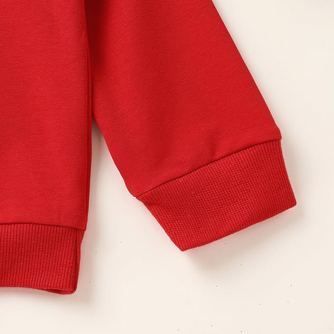 Fall Outfit for Toddler Boy Girl Long Sleeve Bear Sweatshirt Pant Sets Winter Pullover Clothes