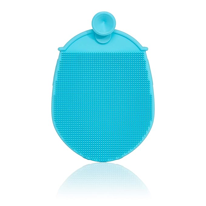 Frida Baby DermaFrida the Bath Mitt | Toddler Quick-Dry Body Bath Brush, Silicone, Replacement to Kid's Washcloth | Fits Both Parent or Child for Early Stage Development