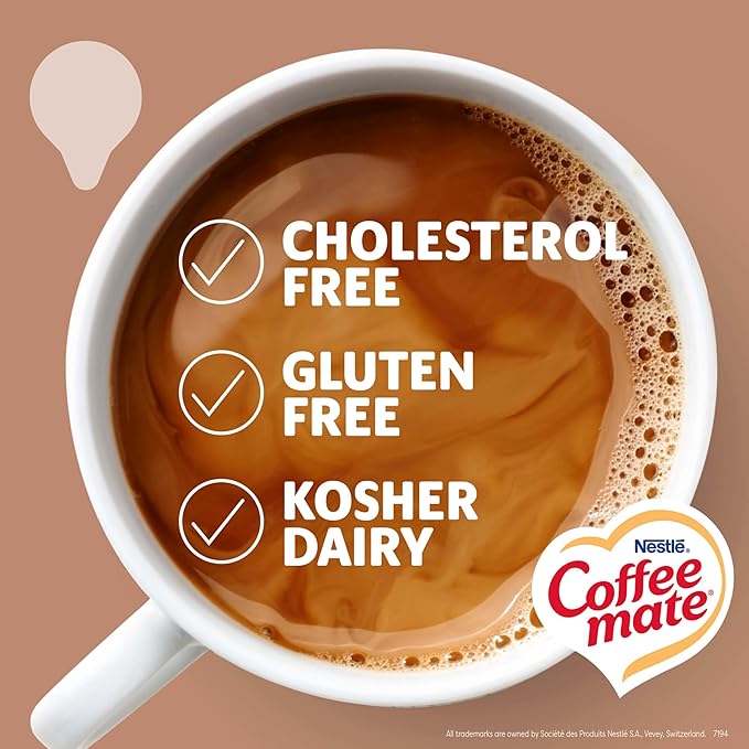 Nestle Coffee mate Coffee Creamer, Cafe Mocha, Liquid Creamer Singles, Non Dairy, No Refrigeration, 0.375 fl oz Tubs (Pack of 200)