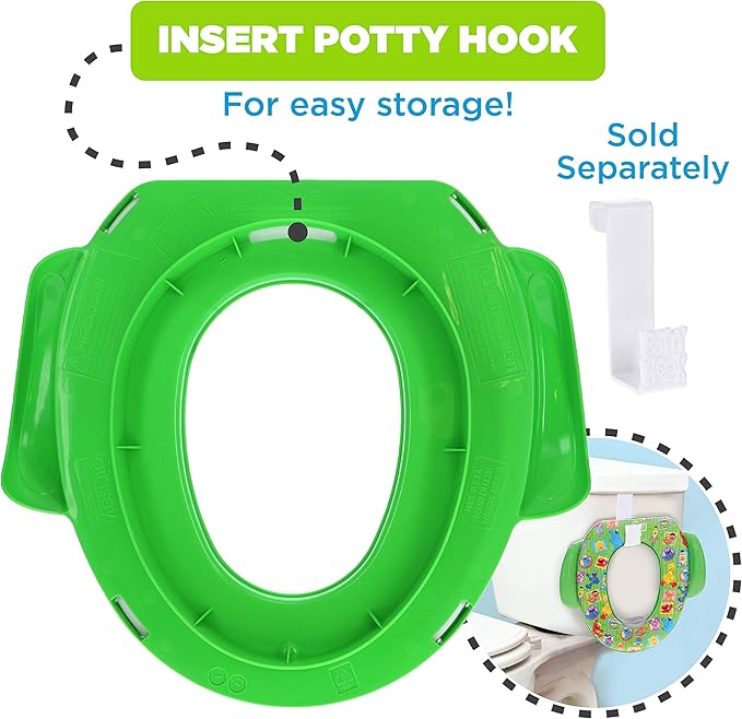 Sesame Street "Framed Friends" Soft Potty Seat and Potty Training Seat - Soft Cushion, Baby Potty Training, Safe, Easy to Clean