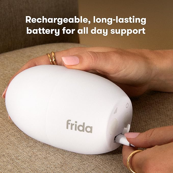 Frida Baby Hands-Free Stroller Device with 5 Vibration Levels, Universal Stroller Accessories, Rechargeable Portable Vibration for Cribs & Strollers, Water-Resistant Baby Soother