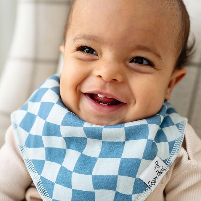 Copper Pearl Baby Bandana Drool Bibs for Drooling and Teething 4 Pack Gift Set Ryder
