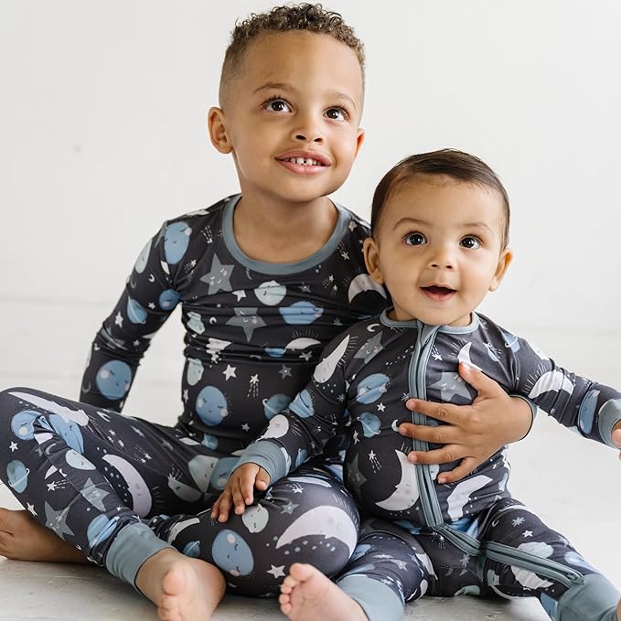 Little Sleepies Pajamas for Baby Boys & Girls, Viscose from Bamboo Baby Pajamas, Preemie & Newborn Sleepers, 2-Way Zipper PJs