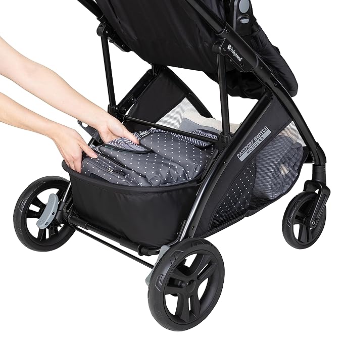 Baby Trend Passport® Switch 6-in-1 Modular Stroller Travel System with EZ-Lift™ Plus Infant Car Seat, Dash Black