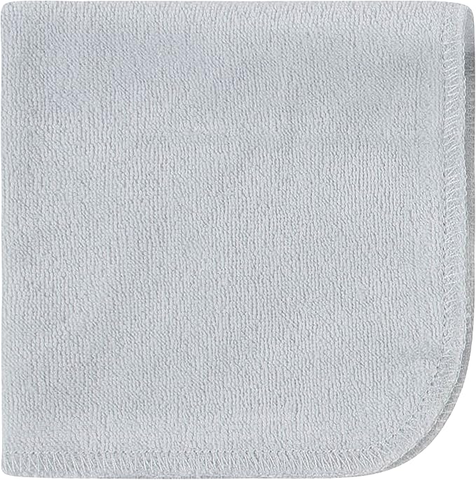 Gerber Baby 10-Pack Terry Washcloths, Bear Green, One Size