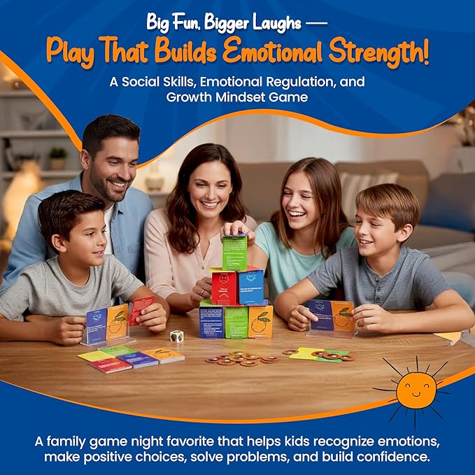 Thought-Spot Mad Smartz Towerz Social Skills & Anger Management Game for Kids & Teens | Educational SEL Therapy & CBT Tool for Emotional Regulation | Home, School, or Therapy | Autism & ADHD Must-Have