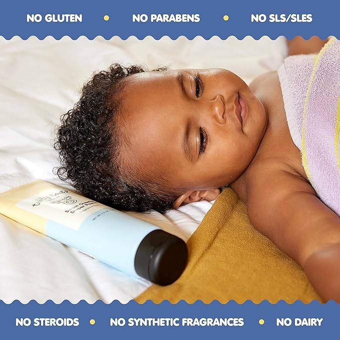 TUBBY TODD Sweet Cheeks Diaper Paste - Diaper Rash Cream with 14% Zinc Oxide - Hypoallergenic - For Soothing and Protecting Sensitive Skin - 4 Pack, 4oz & 7.9oz