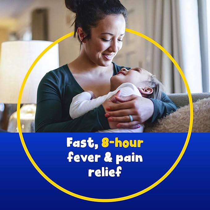 Advil Children's Pain Reliever and Fever Reducer, Dye Free Children's Ibuprofen for Pain Relief, Liquid Ibuprofen for Children, White Grape - 4 Fl Oz (Pack of 3)