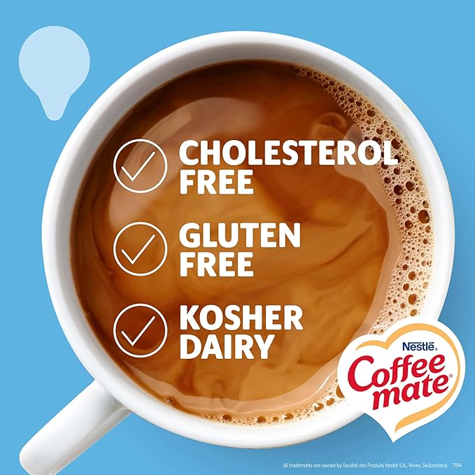 Nestle Coffee mate Coffee Creamer, French Vanilla, Liquid Creamer Singles, Non Dairy, No Refrigeration, 0.375 fl oz Tubs (Pack of 200)