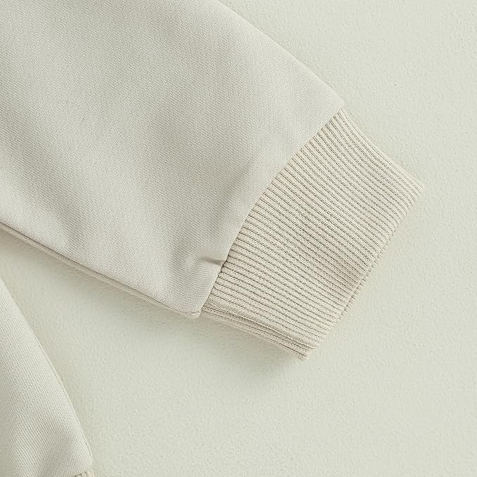Baby Boy Fall Clothes Set Long Sleeve Letter Print Sweatshirt Pants Toddler Infant Outfits 6 12 18 24 Months 2T