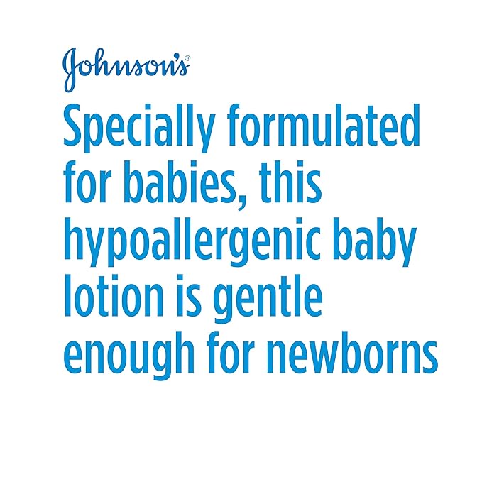 Johnson's Head-to-Toe Moisturizing Baby Body Lotion for Sensitive Skin, Hypoallergenic and Paraben-, Phthalate- and Dye-Free Baby Skin Care, 27.1 Fl Oz (Pack of 1)