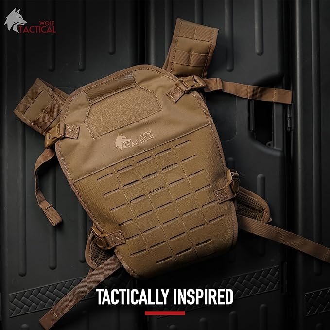 Wolf Tactical Baby and Toddler Carrier - Military Style Dad Carrier for Infants, Adjustable Straps