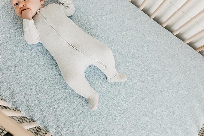 Copper Pearl Premium Knit Baby Crib Sheets for Standard Mattresses, Breathable and Soft, Lennon