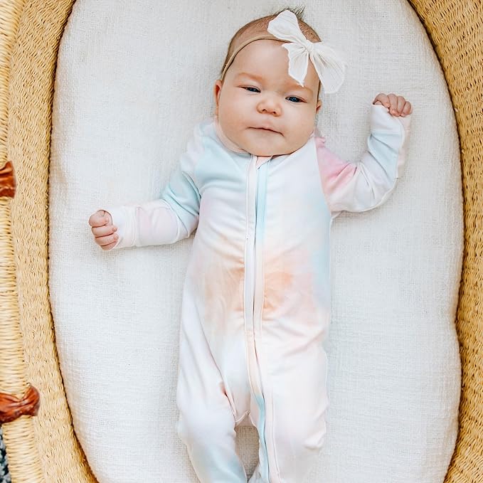 Copper Pearl Zip-up Footie Nova