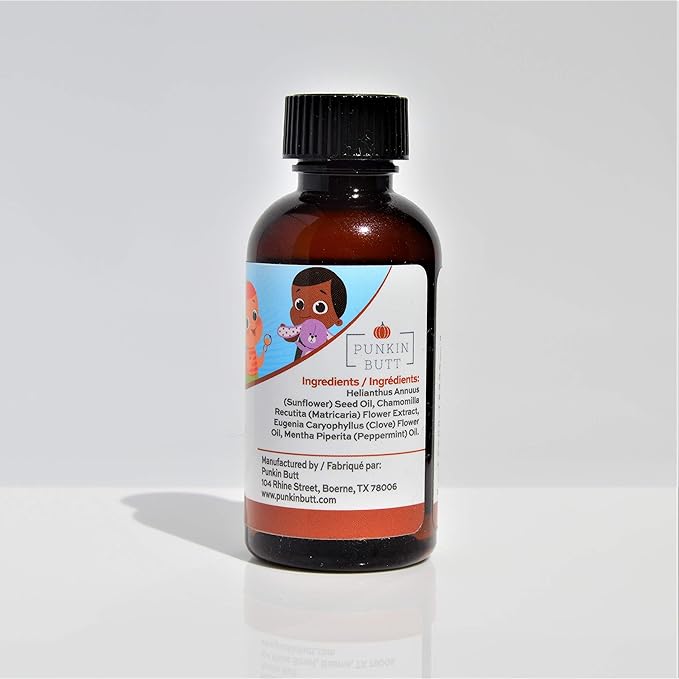 Punkin Butt Baby Teething Oil (2 Oz) and Lavender Soothing Oil (10 ml) Bundle for Sore Gum Relief and to Promote Relaxation and Sleep | All Natural, Organic, Safe for Infants, Chemical-Free
